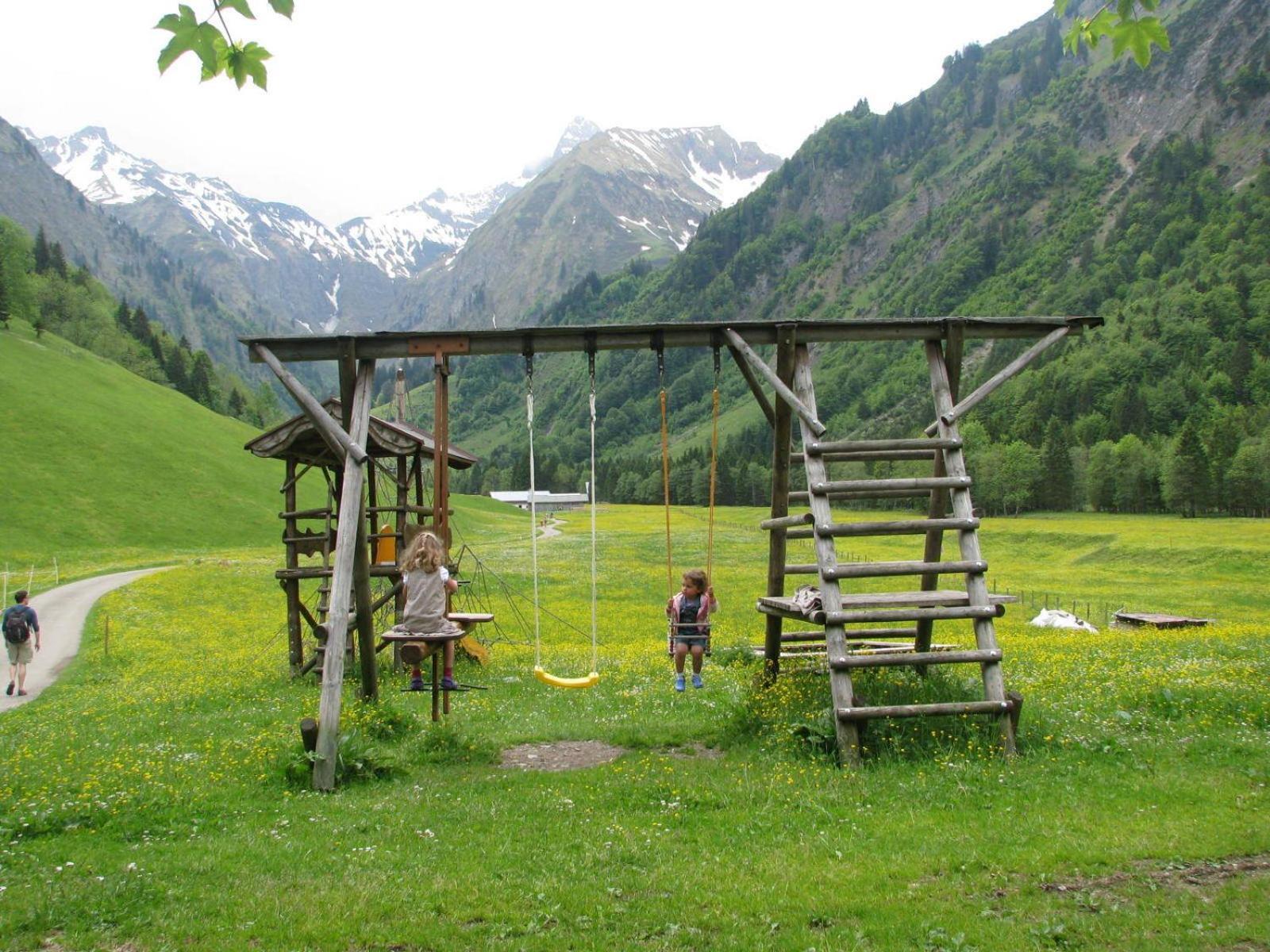 Ferienparadies Spielmannsau Оберстдорф Екстериор снимка